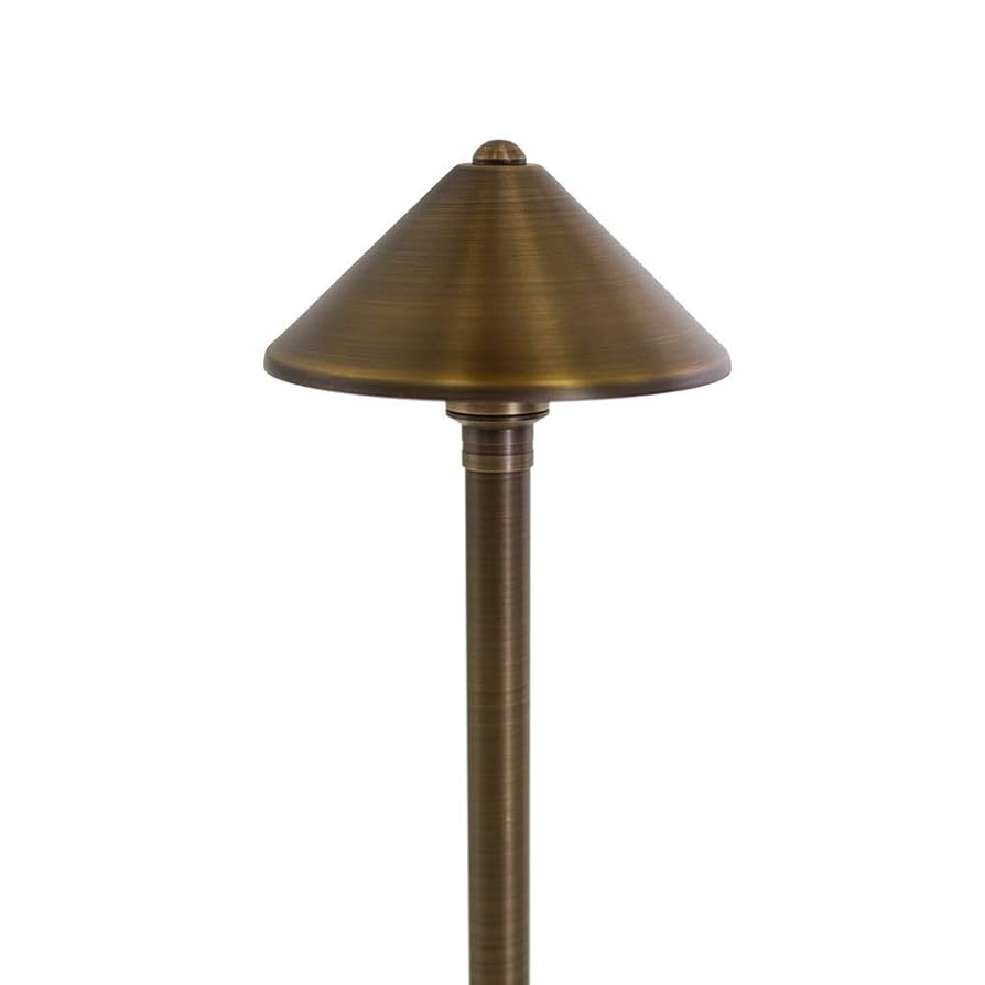 VOLT Conehead 12V Brass Path Light (7